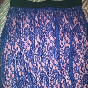 Lularoe lola lace skirt